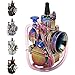 Carburateur PWK de 28 mm en alliage d'aluminium universel pour moto Honda Suzuki Kawasaki Kawasaki Yamaha HA K.T.M Pit Bike ATV Scooter Multicolore