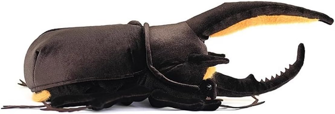9'' Realistic Hercules Beetle Stuffed Animal Plush Lifelike Stuffed Beetle Neptune's Hercules Insect Plushie Doll