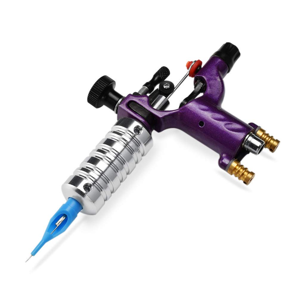 RAJry Tattooz Aluminium Alloy Tattoo Machine Grips Tube Anti Slip Gun Handle Stem (Silver) 4
