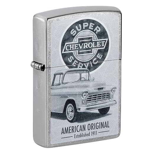 Zippo Chevrolet Street Chrome Pocket Lighter