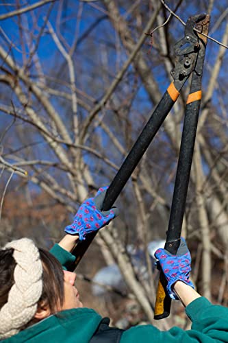 G & F Products Women All Purpose Gardening Gloves High Performance Weeding Gloves Assorted Colors 3 Pair Value Pack Flower Pattern Touchscreen Feature, Fits All. #TOP4