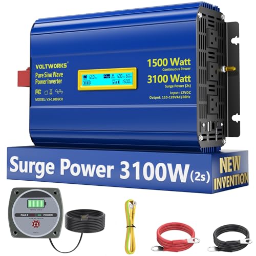 VOLTWORKS 1500W Pure Sine Wave