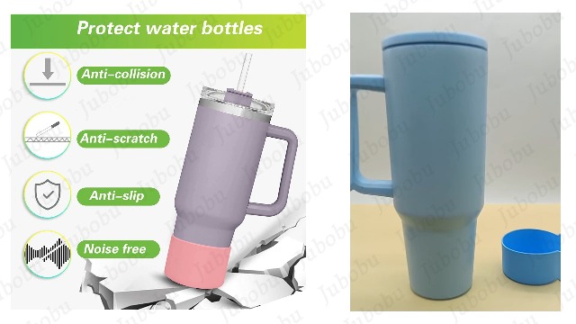 BKBY Glitter Boot For Simple Modern Tumbler - Protective Silicone Sleeve For 24/30/40 Oz Trek Collection