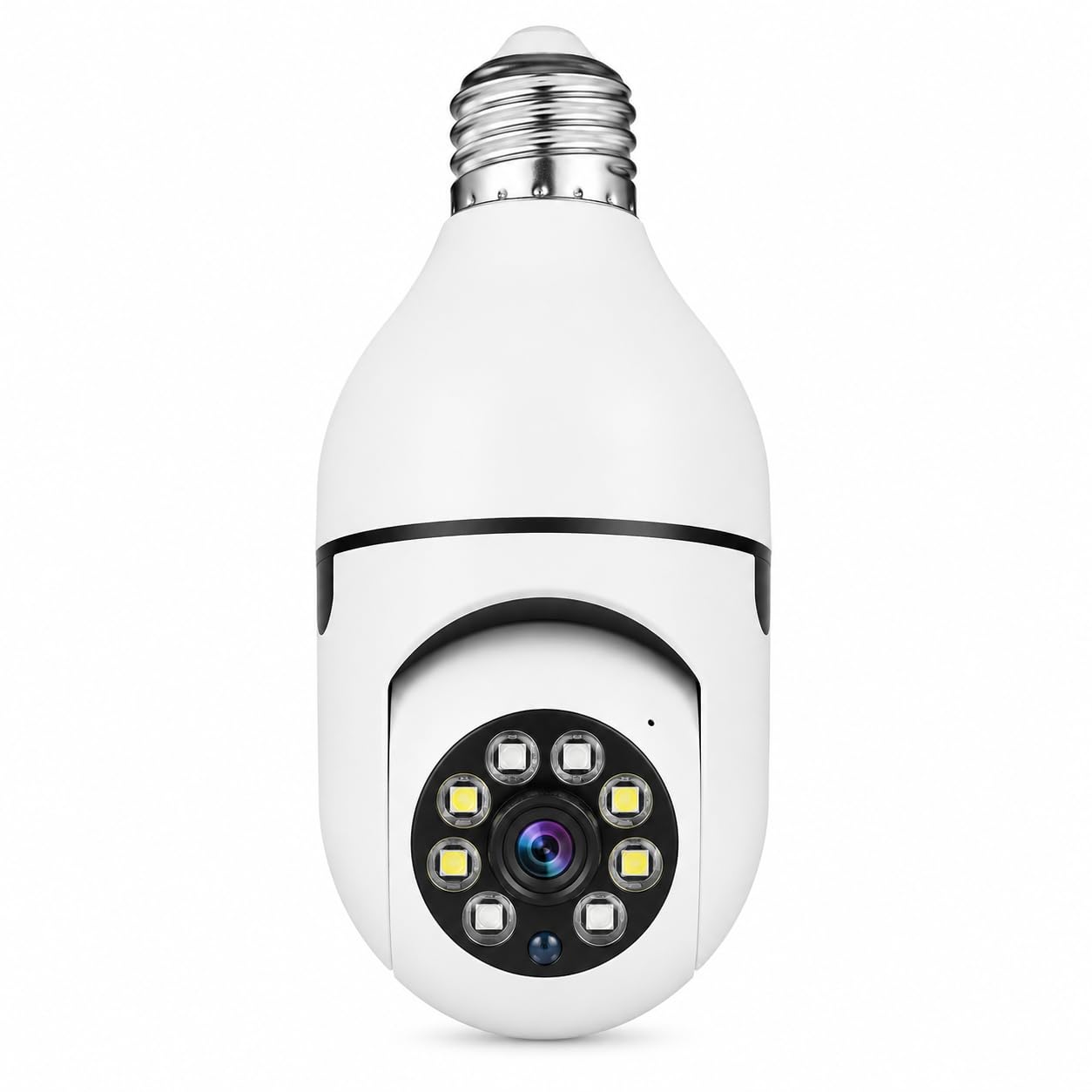 360° Smart WiFi Security Camera with Bulb Holder | Dual Lens PTZ CCTV Camera | WiFi | AI Detection | Two-Way Audio | Night Vision | Motion Alert | SD Card & Cloud Support (1, Single Camera)-image-34