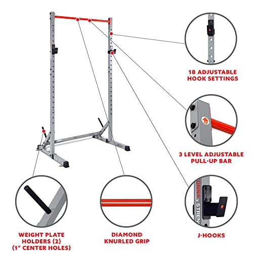 Sunny Health & Fitness Power Rack for Total-Body Home Gym Strength Workouts - image 3