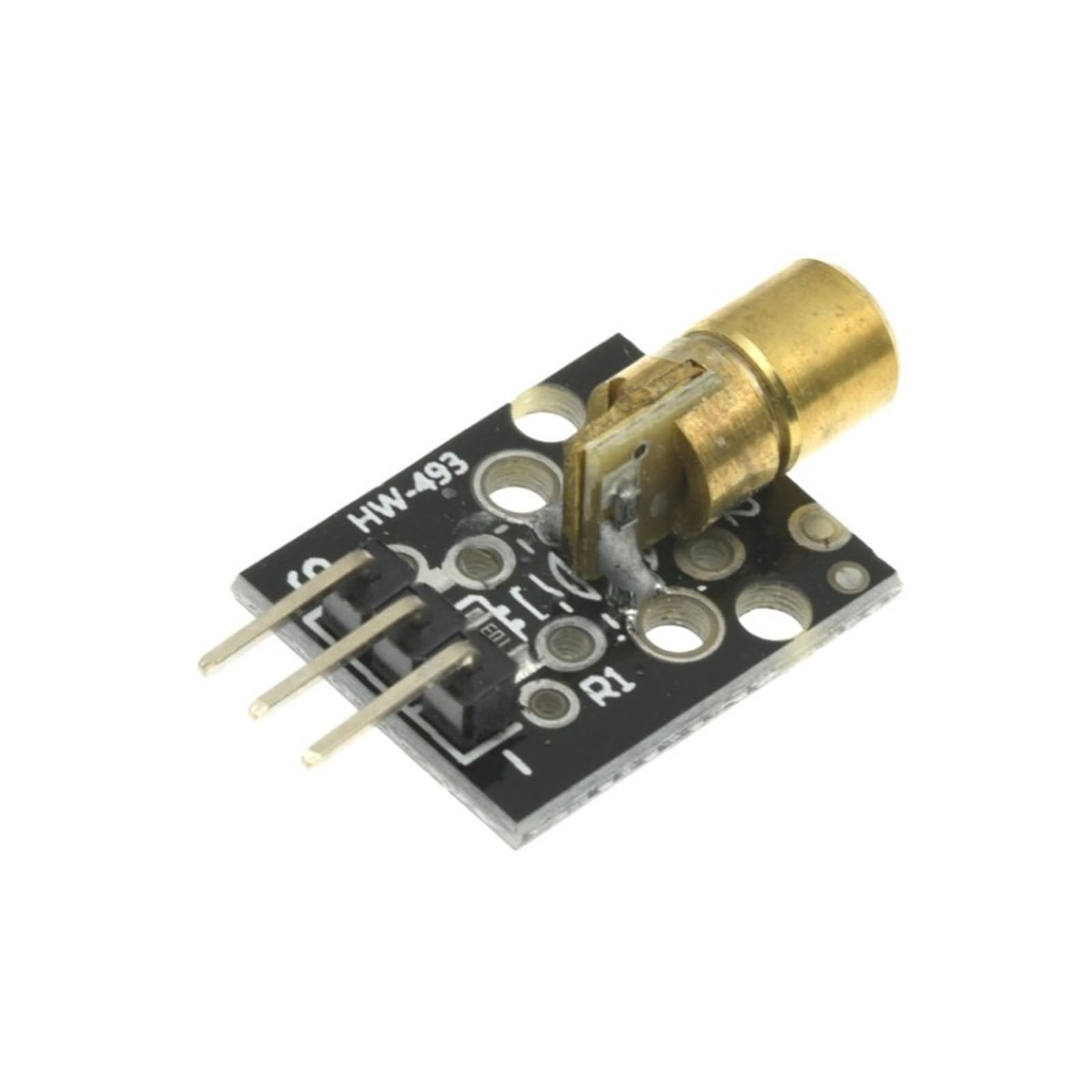 KY-008 3-poliger 650-nm-Rotlasersender, Punktdiode, Kupferkopf-Sensormodul for automatischen Spannungsregler, PIC, DIY, kompatibel mit MEGA 2560