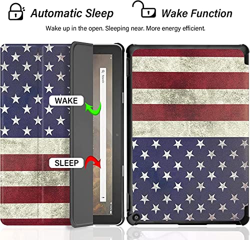 Aippdo Case For All-New Fire Hd 10 & Fire Hd 10 Plus Tablet (10.1", 11Th Generation, 2021 Release), Slim Folding Pu Leather Stand Cover Case With Auto Wake/Sleep #TOP2