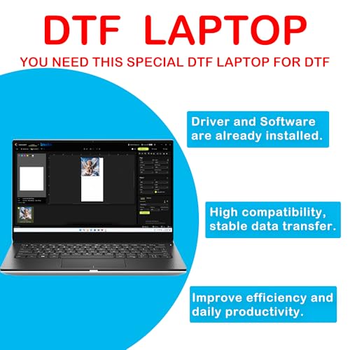 Lancelot A3 L1800 DTF Printer Bundle DTF Printing Machine with Roll Feeder, White Ink Circulation,t Shirt Printers with Film Cutter for DIY T Shirt Business (Printer+Software+Laptop+Consumables) - Thumbnail 4