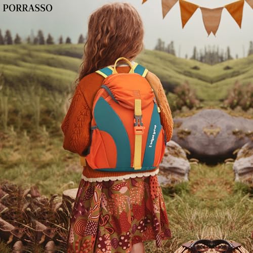 Mochila de senderismo impermeable 5L ligera naranja miniatura 2