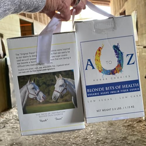 image for A to Z Horse Cookies Horse Treats Blonde Bits of Health, Low Carb Low 