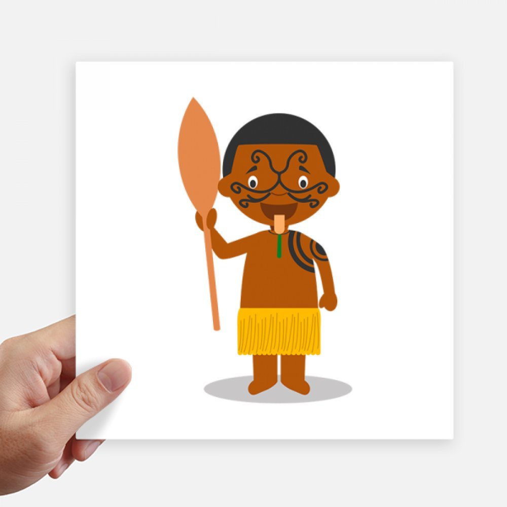 Stickers de Nueva Zelanda de 4 piezas en tamaño grande de 20cm x 20cm