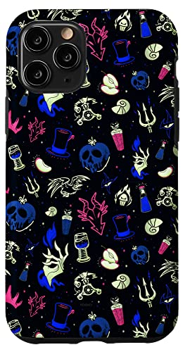 Coque iPhone 11 Pro Disney Villains Icons protégeant des chocs quotidiens