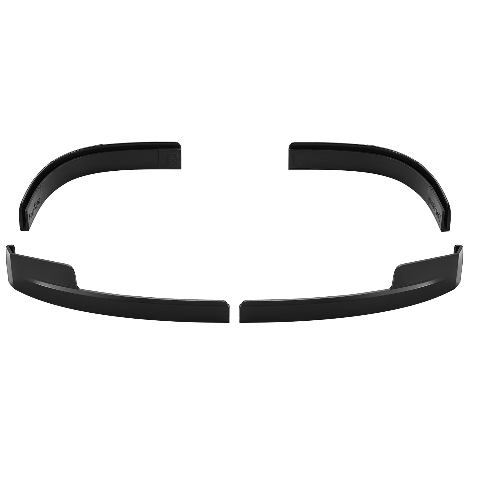 FourShow Protezione Bordi per Robot Tosaerba Segway Navimow i105e & i108e Bumper Tuning Protezione – Basta inserirlo, Non necessita di Colla, Nero