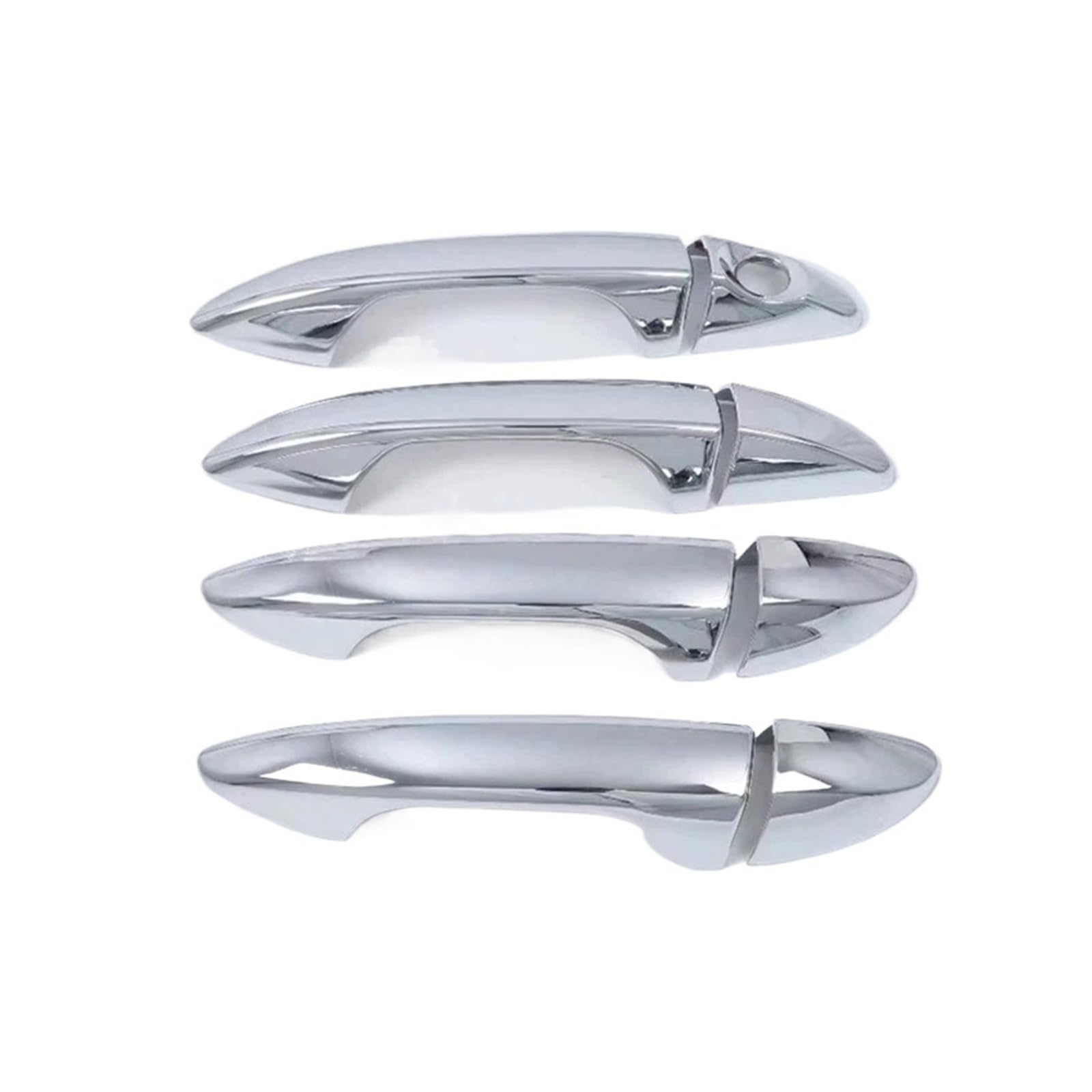 SAUANMNKTP Exterior Door Handle for Car for Hyundai for I20 Chrome Handle Sticker I10 Gran X Outer Car Door Decoration Right-Hand Drive
