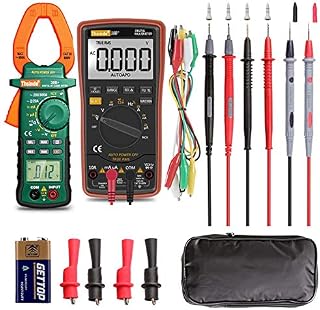 Auto Ranging Digital Multimeter and Clamp Meter for AC DC Voltage Current Tester