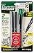 Dri Mark Dual Test - The Original Smart Money Pen with UV LED Cap Counterfeit Detector System - Plus 2 Free Detector Pens - Money Loss Prevention - Fraud Protection, Black, 3 Count (Pack of 1)