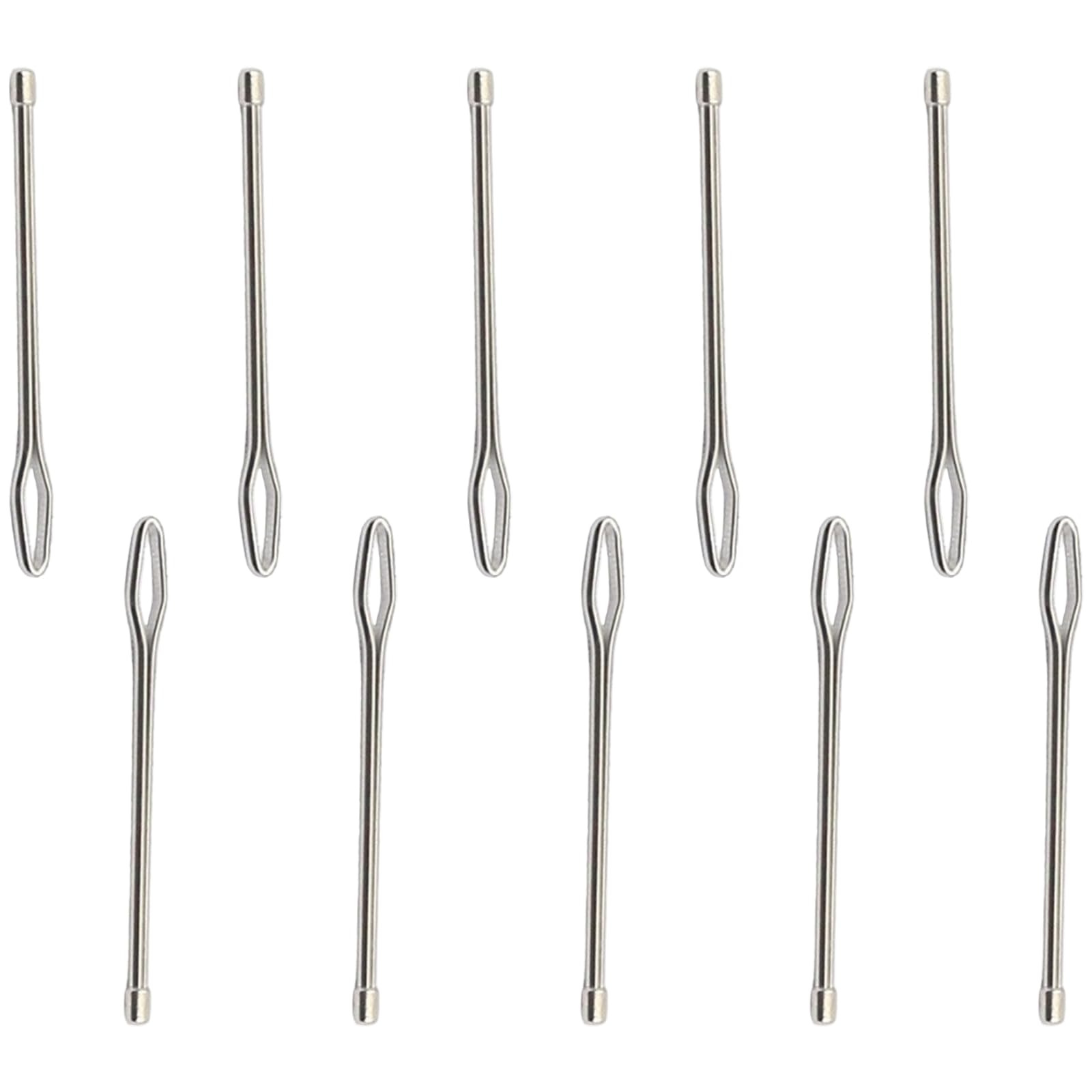our fave 10Pcs Elastics Cord Threading Tool Metal Sewing Accessories for Crafting Projects Elastics Stringing Instrument
