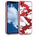 Produktbild kwmobile Case kompatibel mit Apple iPhone XR - Hülle Handy - Handyhülle - Wolken einzeln Weiß Transparent