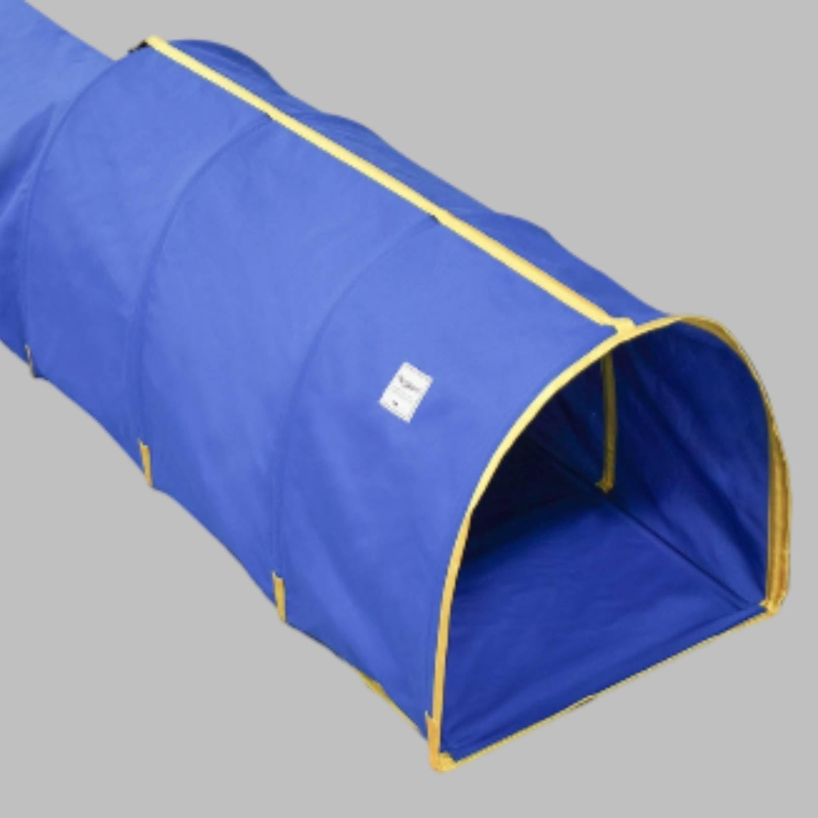 Agility Trainingsset Sprungreifen Tunnel Hürden Stangen mit Schaumstoffbezug aus Polyester für Konzentriertes Haustiertraining Garten Und Innenräume