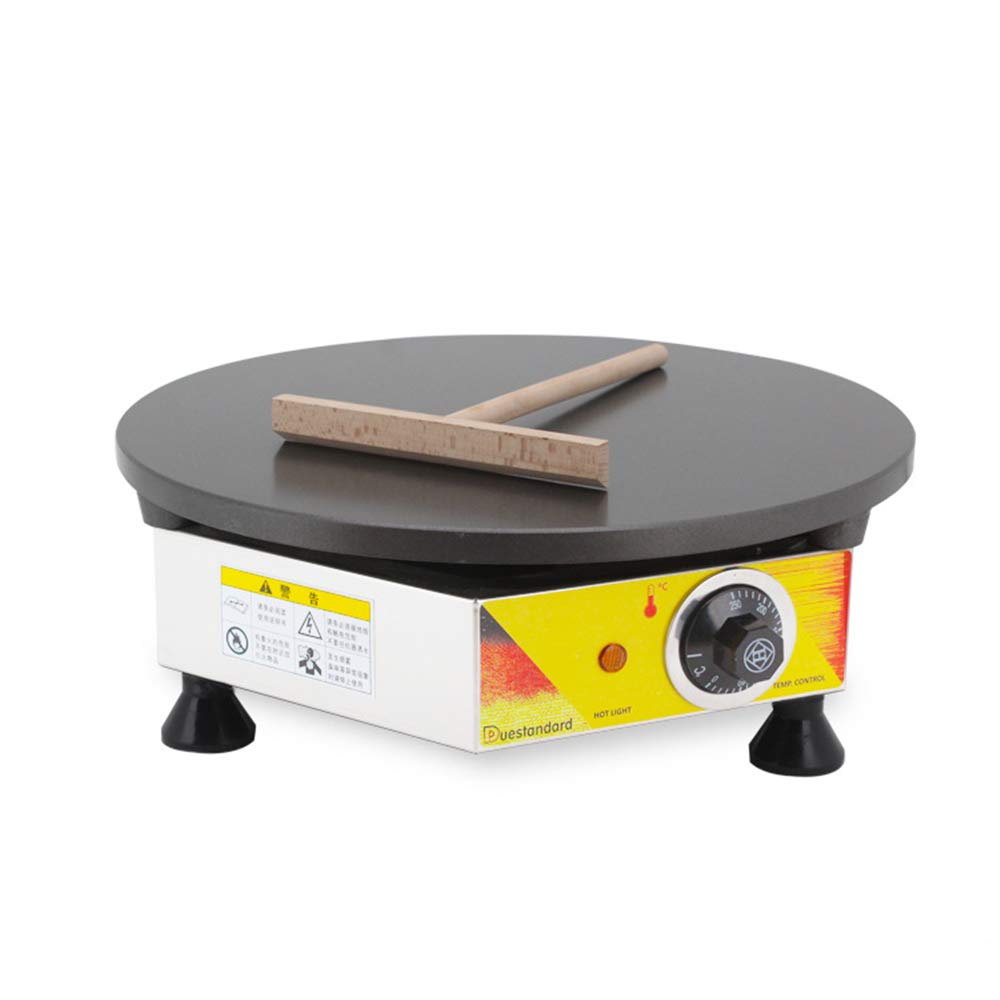 ALDKitchen Crepiere Crépière électrique antiadhésif cuisinière avec contrôle de température réglable Dissipateur thermique (39.5 cm de diamètre)