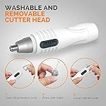 Nose Hair Trimmer, Ear and Nose Trimmer Clipper, Nose Trimmers Cordless for Man Woman, Portable Pen-Shaped Dual Edge…