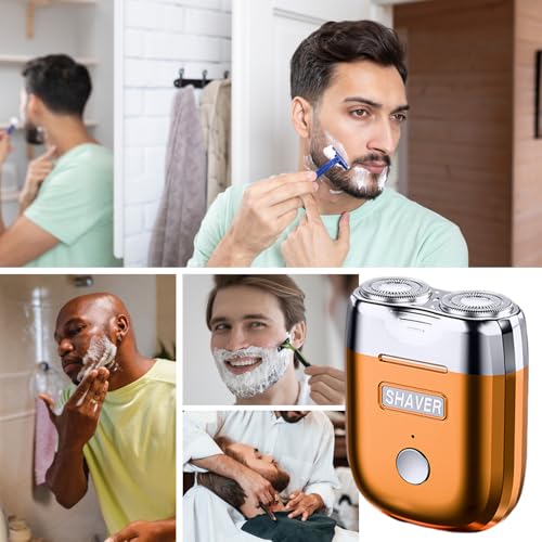 Maquinilla eléctrica para hombre portátil e impermeable con cabezal magnético moderno 4