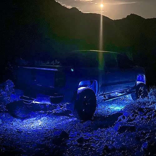 6 Luz Azul para Vehículos SUNPIE 6 Pods Metal miniatura 6