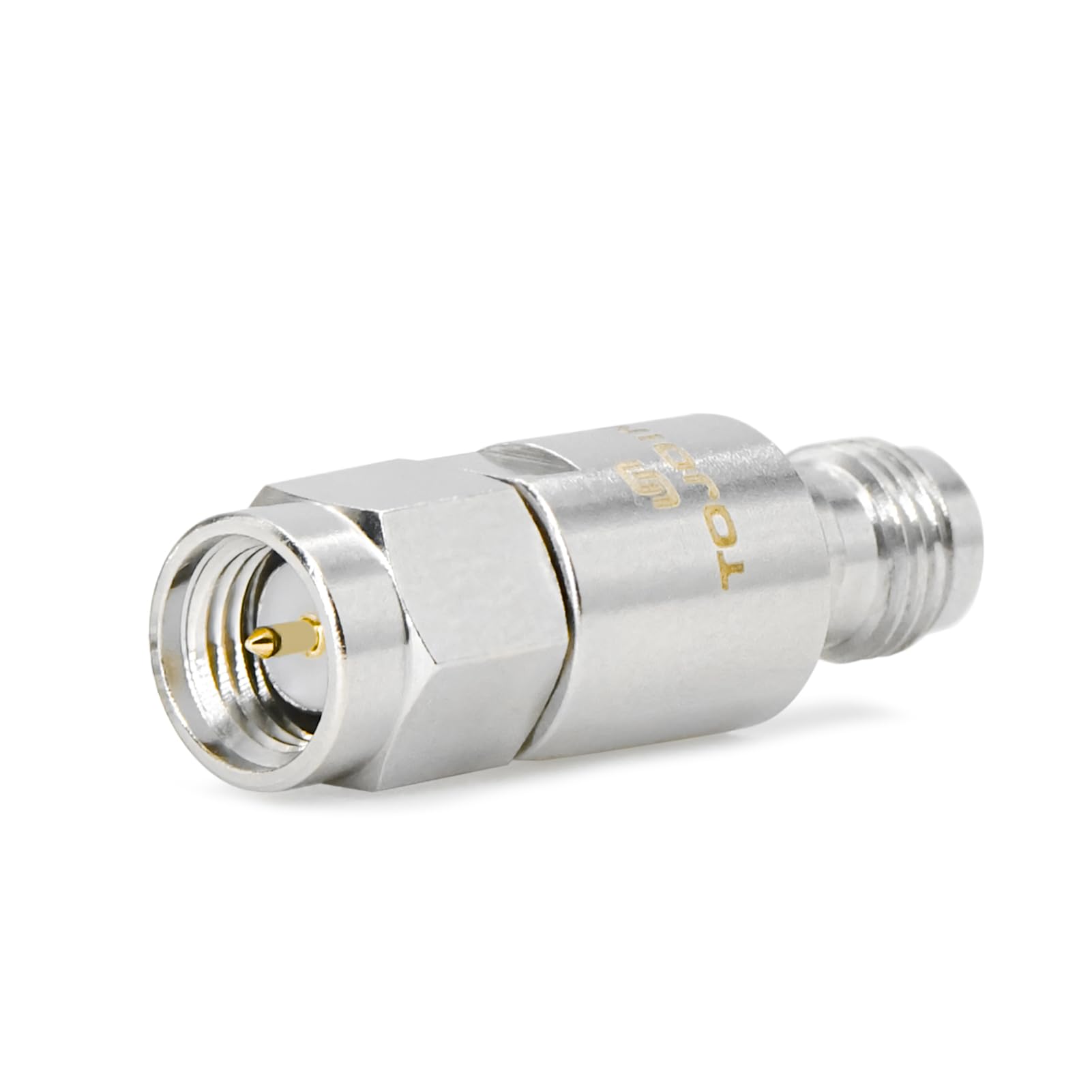 TOJOIN 12,4 GHz 20 dB RF attenuatore coassiale 2 W 50 Ohm SMA maschio a femmina RF coassiale SMA Attenuatore, regolatore di attenuazione fisso, 2 attenuatori in rame