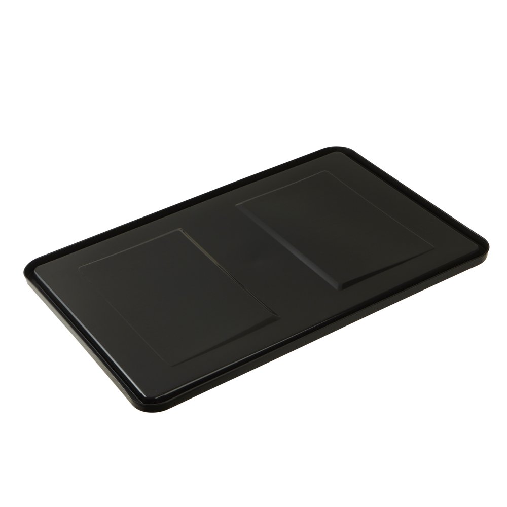 keeeper Deckel für Transportbox und -Korb Robert, 60 x 40 cm, Roberta, Graphit-Grau (Packung mit 3)