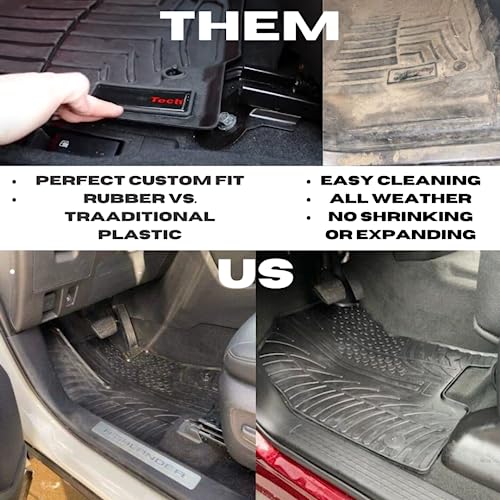 Gledringusa Custom Fit All-Weather Rubber Floor Mats For Land Rover Lr4 2009-2016 - No Trimming Needed. #TOP4