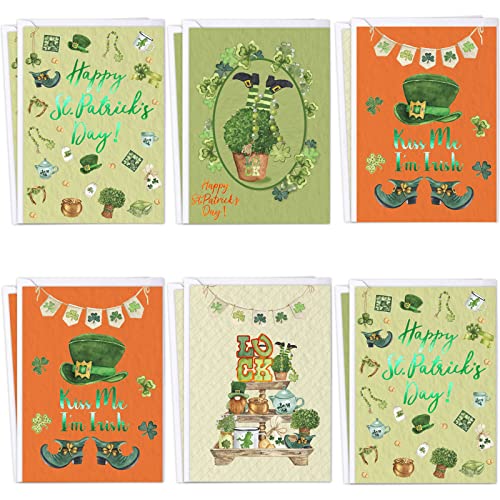 Fancy Land 12 St. Patrick's Day Karten 1021