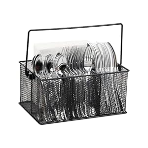 Mind Reader MESHBASKET-BLK Besteckhalter Schwarz