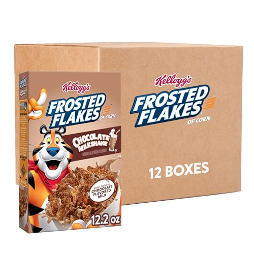 Kellogg's Chocolate Frosted Flakes, 12.2oz, 12 boxes