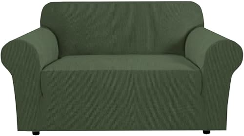 Miniatura 82 de H.VERSAILTEX Funda elástica para sillón, cubierta de sofá, protector de muebles, alto spandex, cuadros pequeños, jacquard tejido, fundas de sofá