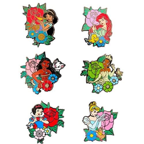 Loungefly - Disney - Princess - Blind Enamel Pin Purchase - Disney Princesses Pins de Esmalte- Broche Coleccionable - para Mochilas Y Bolsos - Idea de Regalo- Mercancia Oficial - Movies Fans