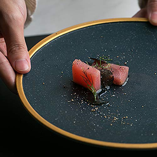 Talerze obiadowe kreatywny ceramiczny talerz obiadowy zastawa stołowa bardzo odpowiednia do restauracji, hoteli itp. Kuchenna salaterka