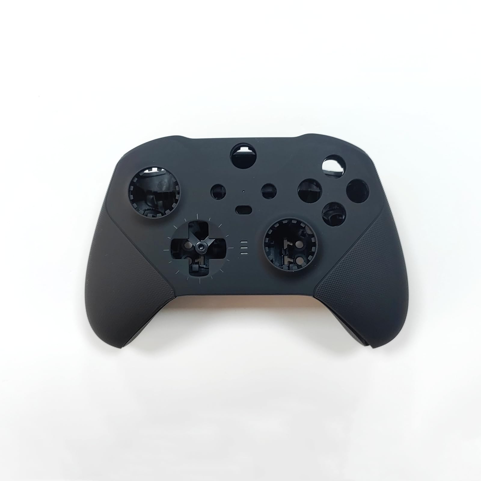 Hzxkqmil Zamienna Obudowa Przednia Okładka Tylna Pokrywa Obudowy Akcesoria dla Xbox Elite Controller Series 2, Dołączone Środkowa Rama Pierścienie Joysticka, Czarny