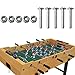 MEETOOT 10pcs Table Football Tabletop Game Table Hardware Accessories Little Man Player Screws/Nuts