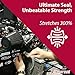 X-Treme Tape MOCAP Heavy Duty Waterproof Self Fusing Silicone Rubber Tape for Hose, Pipe, Electrical, Automotive, Outdoor, and Repairs - Leak Proof, Insulating - 1 Inch x 36 Ft Roll - Black