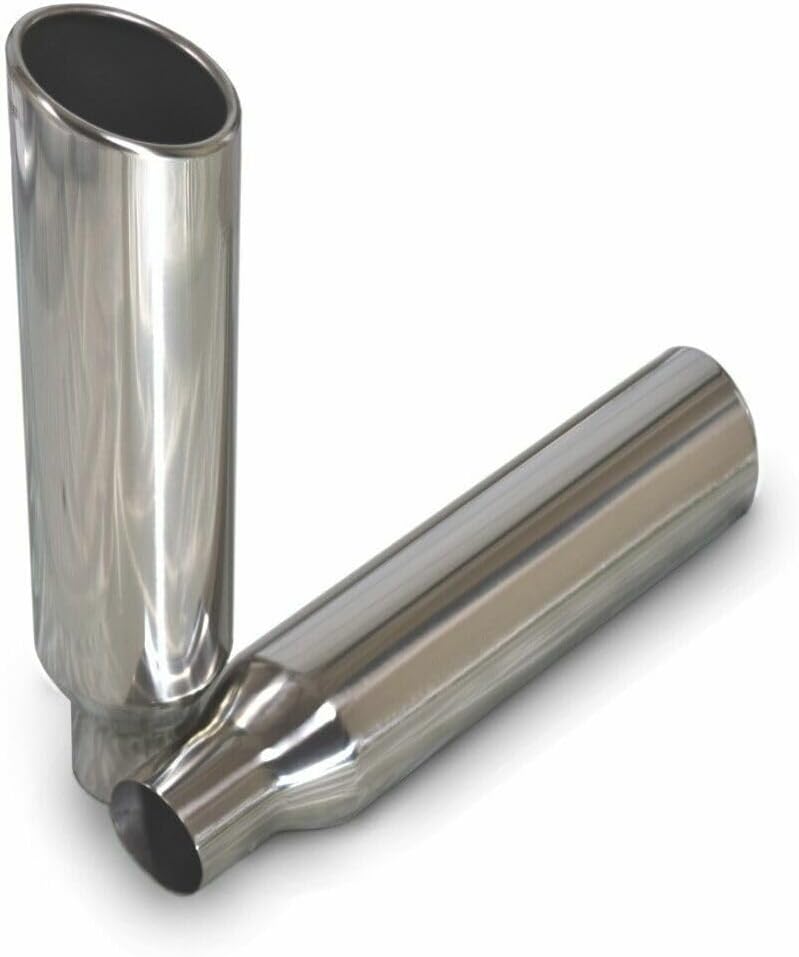 Truck Exhaust Kits 2.5" Dual Exhaust Kit with Flowmaster 50 Series Rear Exit Rolled Tips Fits Tundra 09-21