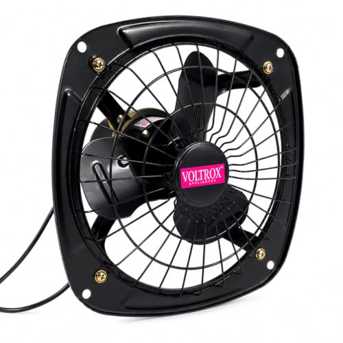 Image of 9 Inch 40W 230MM Exhaust Fan for Kitchen Bathroom Toilet Office | High Speed Air Exhaust Fan with Powerful Air Suction, Low Noise, Energy Efficient Motor