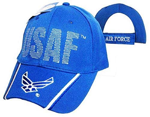 AES U.S. Air Force Wings Embroidered Cap - Olive Green Military Hat With Hook & Loop Strap - Officially Licensed - View #7