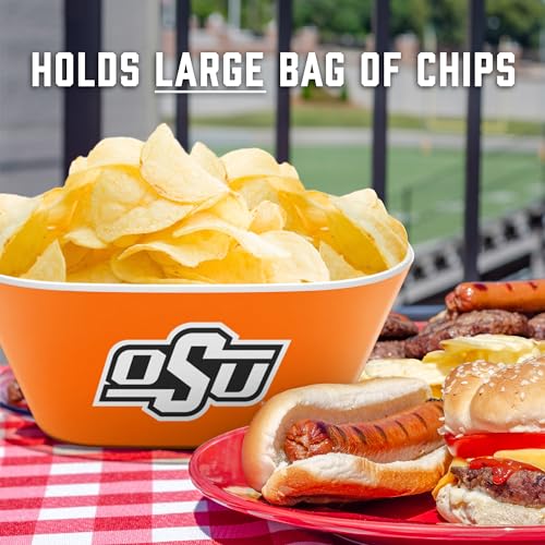 Image of YouTheFan NCAA Oklahoma State Cowboys Large Party Bowl