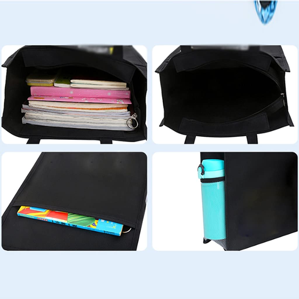 Teczka na dokumenty Torebka studencka dodatkowa lekcja kieszonkowa Duża pojemność wodoodporna folder dokumentu wielofunkcyjny portfolio Wycieczka do biura szkolnego (Color : Purple)