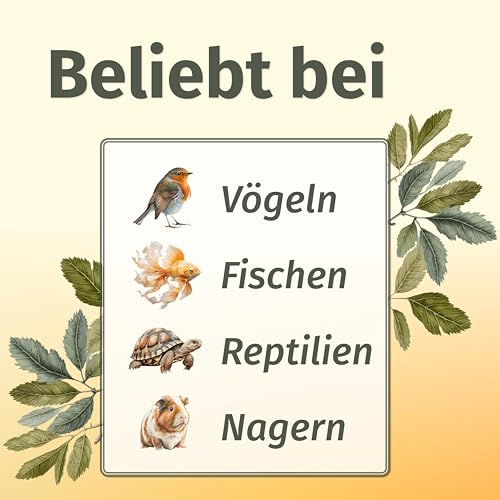 ERDA® Getrocknete Soldatenfliegenlarven 500g - Natürliches, Proteinreiches Vogelfutter für Wildvögel und Igel, Ideal als Leckerlies und Snack, Hochwertiges Insektenfutter