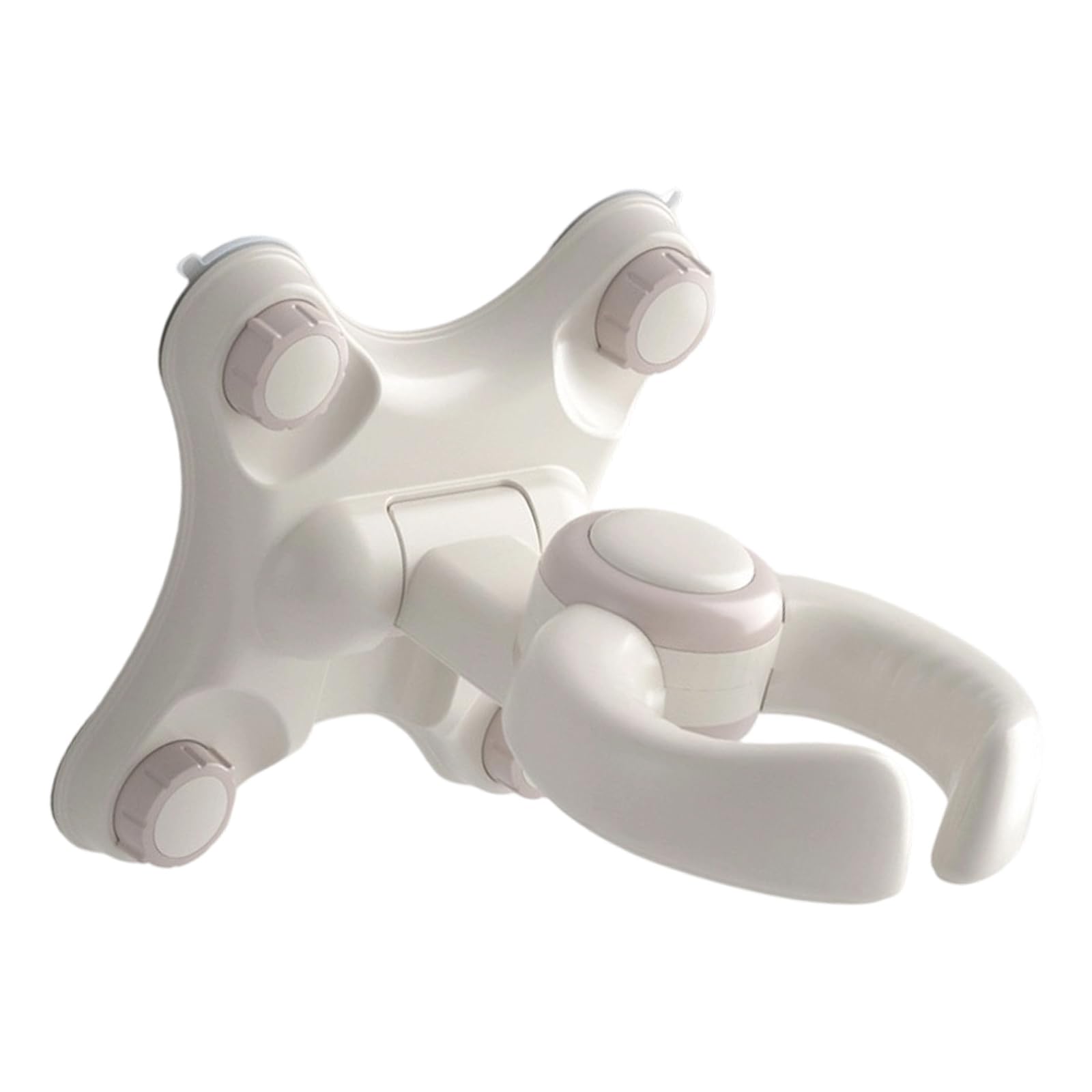 Soporte de baño para niños pequeños para estabilidad y comodidad durante la ducha, soporte plegable para ducha