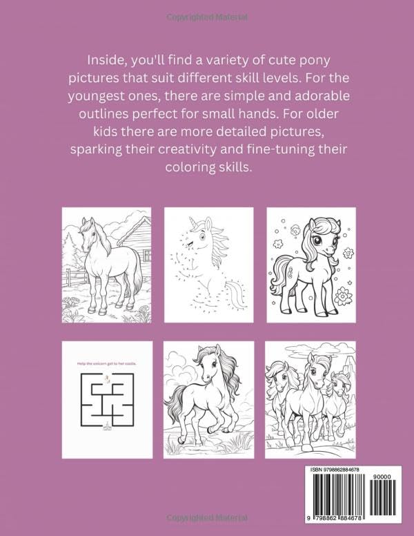 Miniatura 2 de Horses, Ponies, and Unicorns Kids Activity Book
