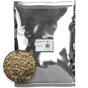 Frontier Co-op Organic Italian Seasoning 1lb – Bulk Dried Oregano, Thyme, Rosemary, Basil, Sage and Marjoram – Wholesale Spices and Seasonings