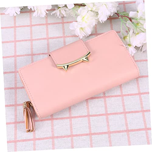 Chic Small Women's Wallet Long Wallet for Women Cat Ear Design Pu Leather for Teen Girls3