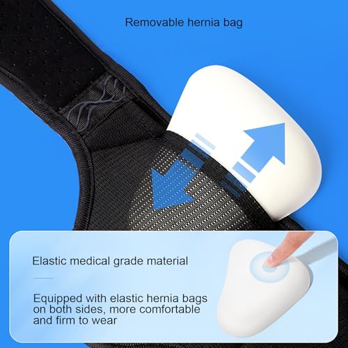 Faja inguinal para hernia ajustable para hombre talla M miniatura 6